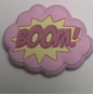 Comic word bubble Silicone Focal Bead