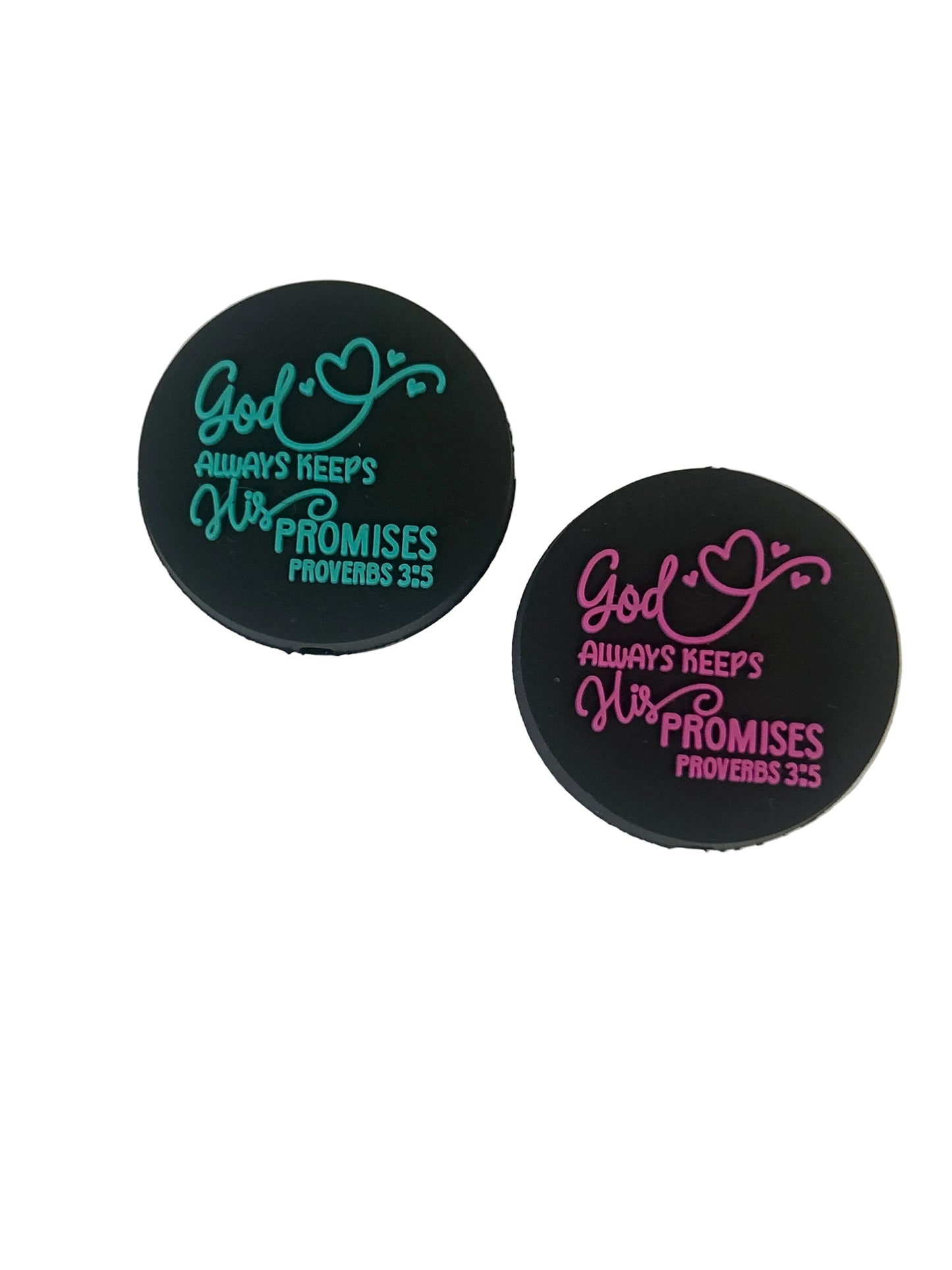 GOD always keeps his promises proverbs 3:5 - Focal Bead
