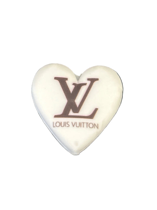 L Vee Heart - Focal Bead