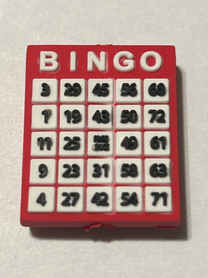 Bingo Silicone Focal Beads