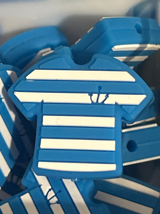 Sailor Shirt Silicone Focal Bead