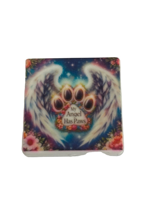 My angel has paws - Focal Bead