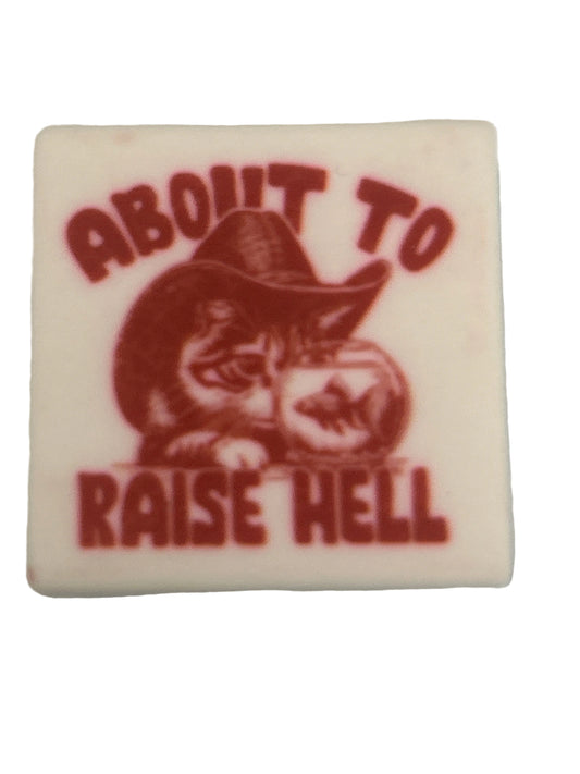 About to Raise hell - Focal Bead