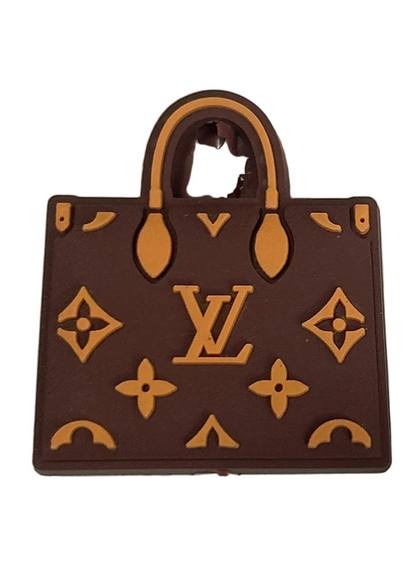 L Vee Purse Long handle Focal Bead