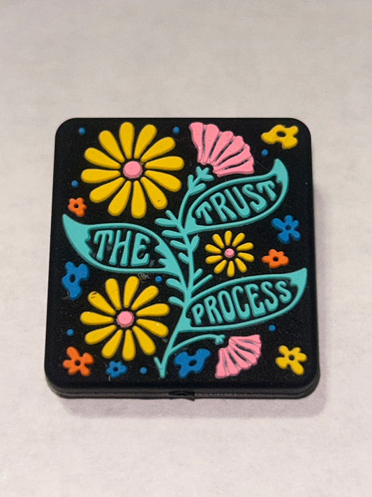 Trust the process-Silicone Focal Bead