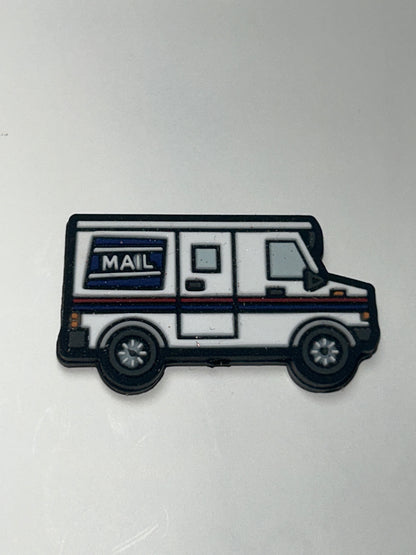 Mail/Post Office silicone focal bead