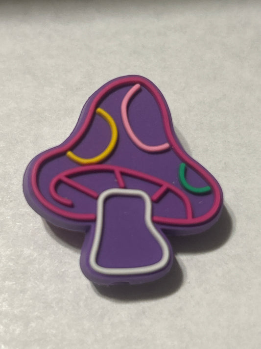 Mushroom -Silicone Focal Bead