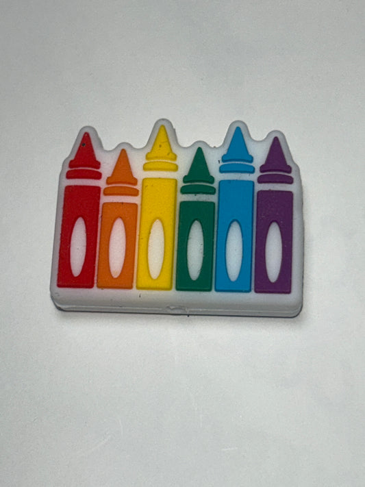 Crayon Castle Silicone Focal Bead