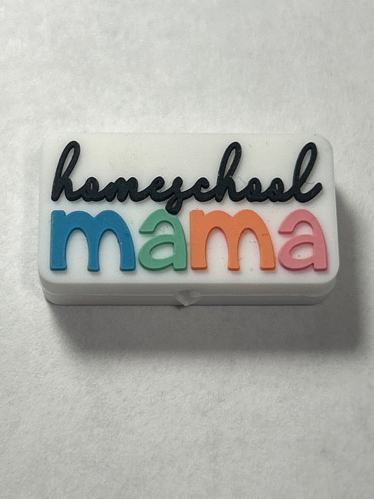Home School Mama Silicone Focal Bead
