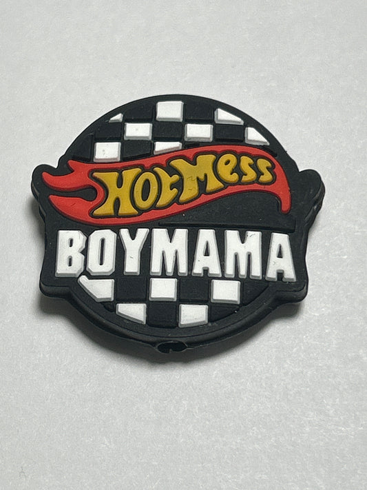 Hotmess BoyMama Silicone Focal Bead