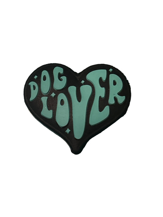 Dog lover heart - Focal Bead