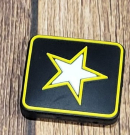 Military Branches Silicone Focal Bead
