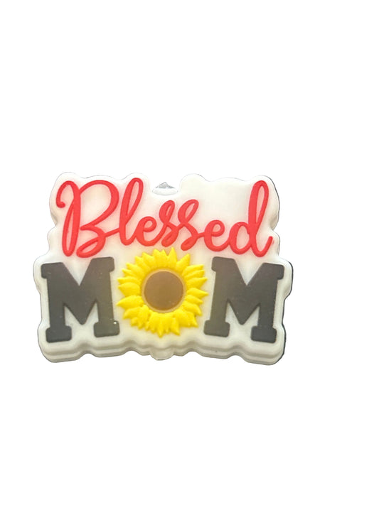 Blessed Mom Sunflower - Focal Bead