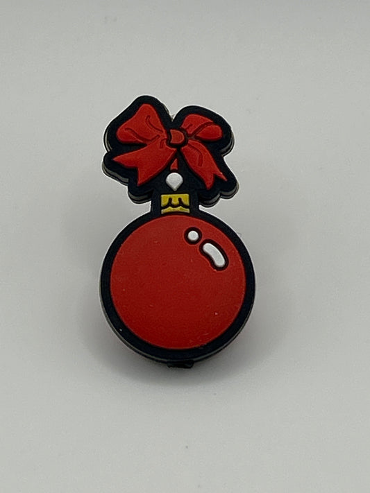 Ornaments -Red w/bow