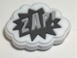 Comic word bubble Silicone Focal Bead