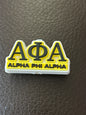 Sorority and Fraternal Silicone Focal Beads