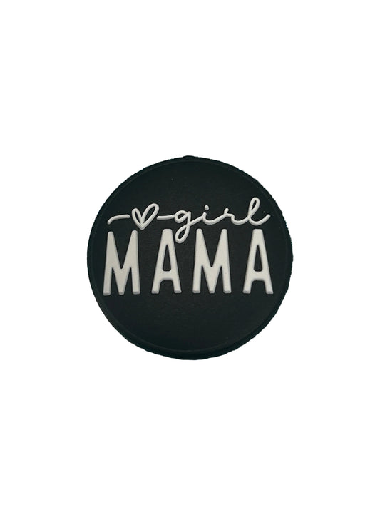 Girl Mama w/heart - Focal Bead
