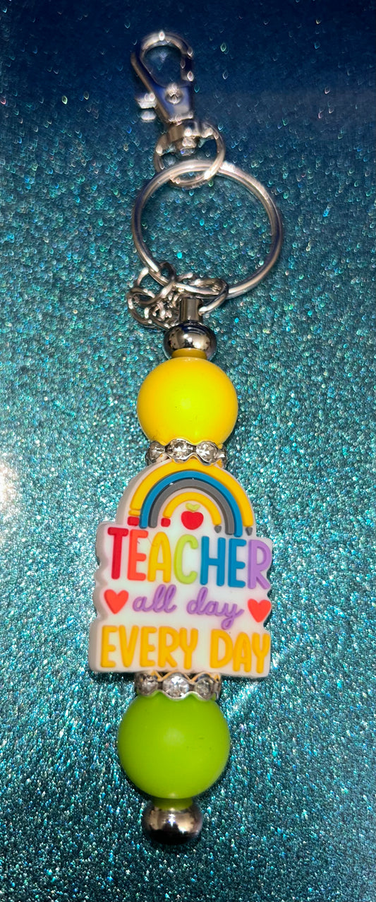 Teacher all day everyday-Keychain