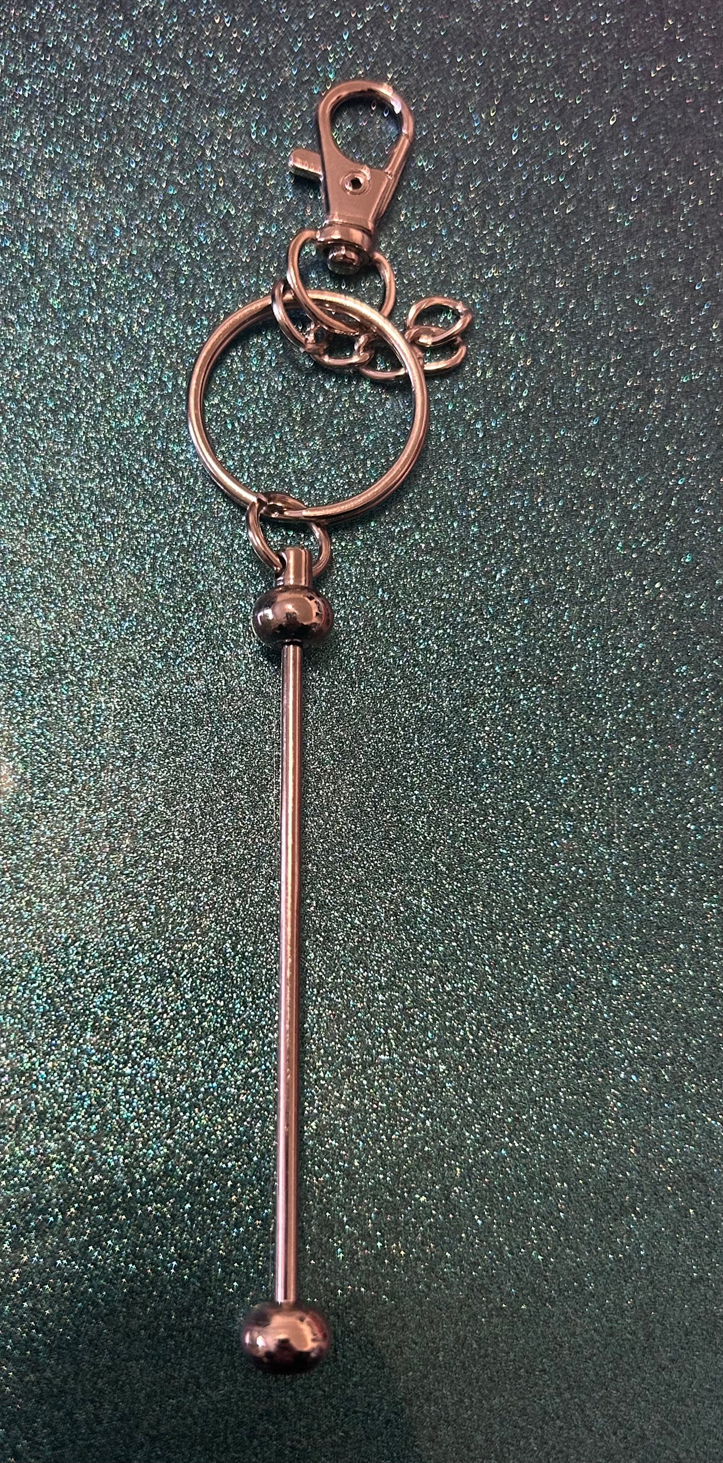 Beadable Keychain Bars/Zipper pulls w/hardware