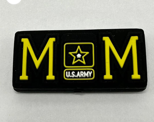 Army Mom -Silicone Focal Bead