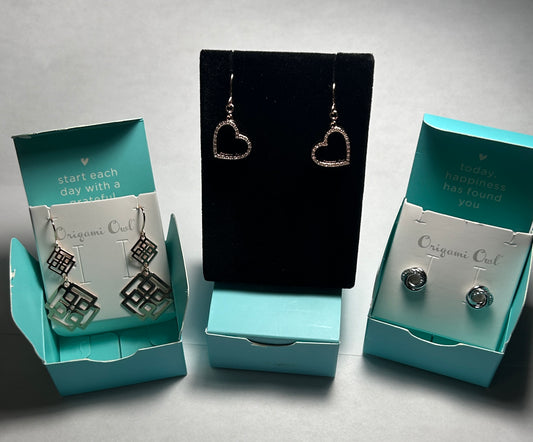 Origami Owl Earrings Different Styles) HE1050, ER1039,