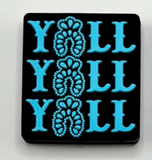 Y’all Silicone Focal Bead