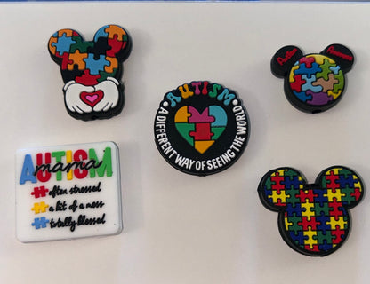 Autism -Silicone Focal Beads