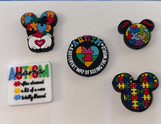 Autism -Silicone Focal Beads