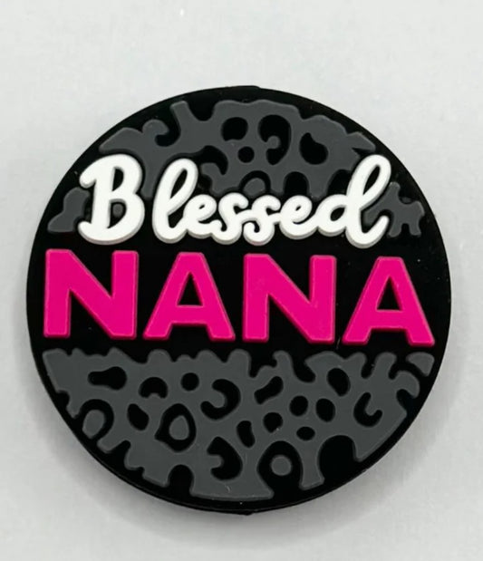 Blessed Nana Silicone Focal Bead