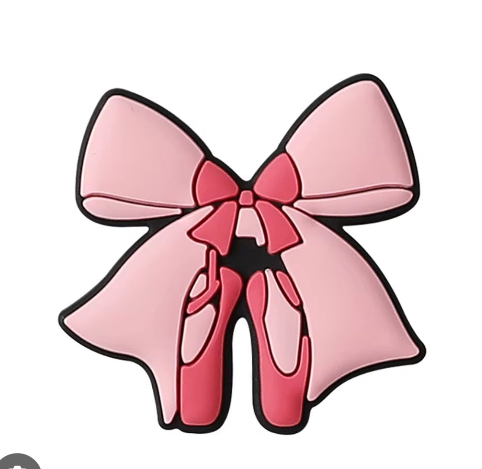 Ballerina Slippers Bow -Focal Bead