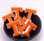 Tennessee Vol Orange “T” or Dog Silicone Focal Bead