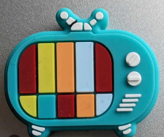Retro Television Focal Bead