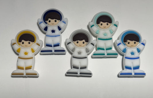 Astronaut Boy Silicone Focal Bead