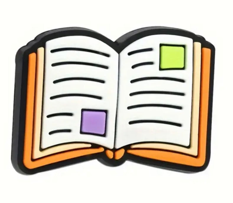 Open Book pages - Focal Bead