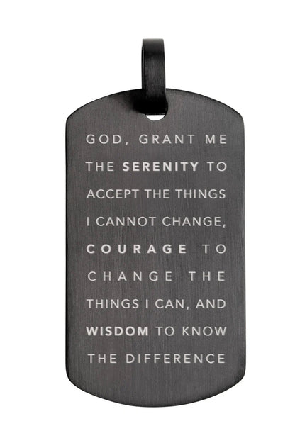Serenity Prayer Tag Necklace -Origami Owl