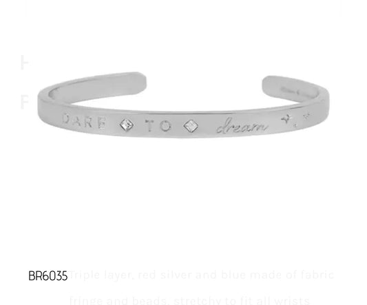 Disney Dare To Dream Silver Bangle - Origami Owl BR 6035
