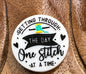 Getting through the day one stitch at a time Silicone focal bead