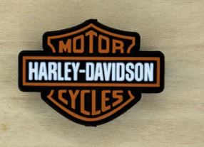 Harley Davison Silicone Focal Bead