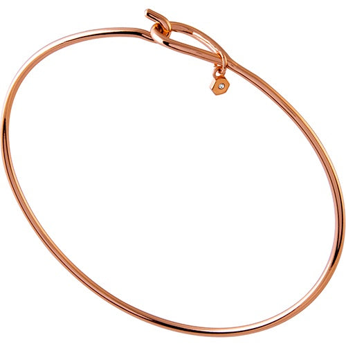 Rose Gold Renewal Teardrop Bangle
