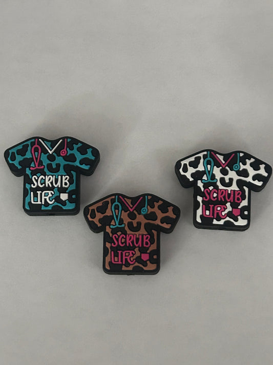 Scrub Life - Nurse Silicone Focal Bead