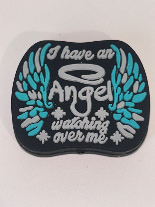I have an Angel watching over me - Silicone Focal Bead