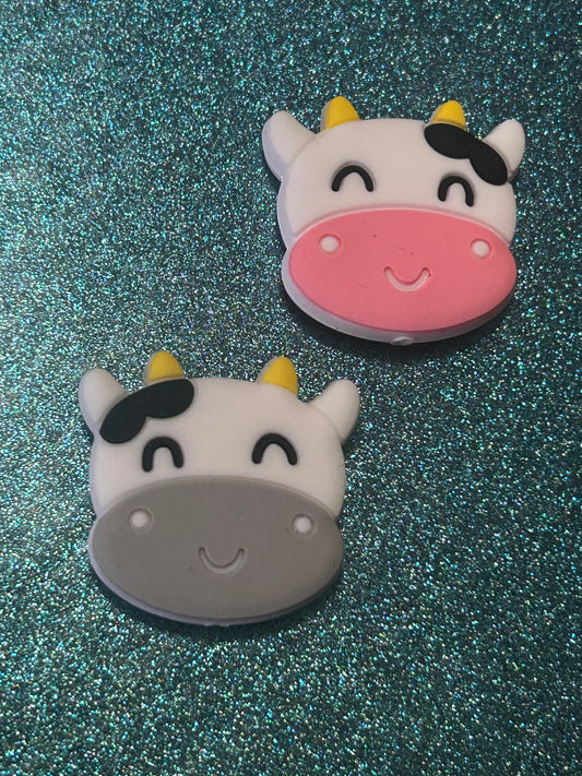 Cow Head Cute Focal Bead