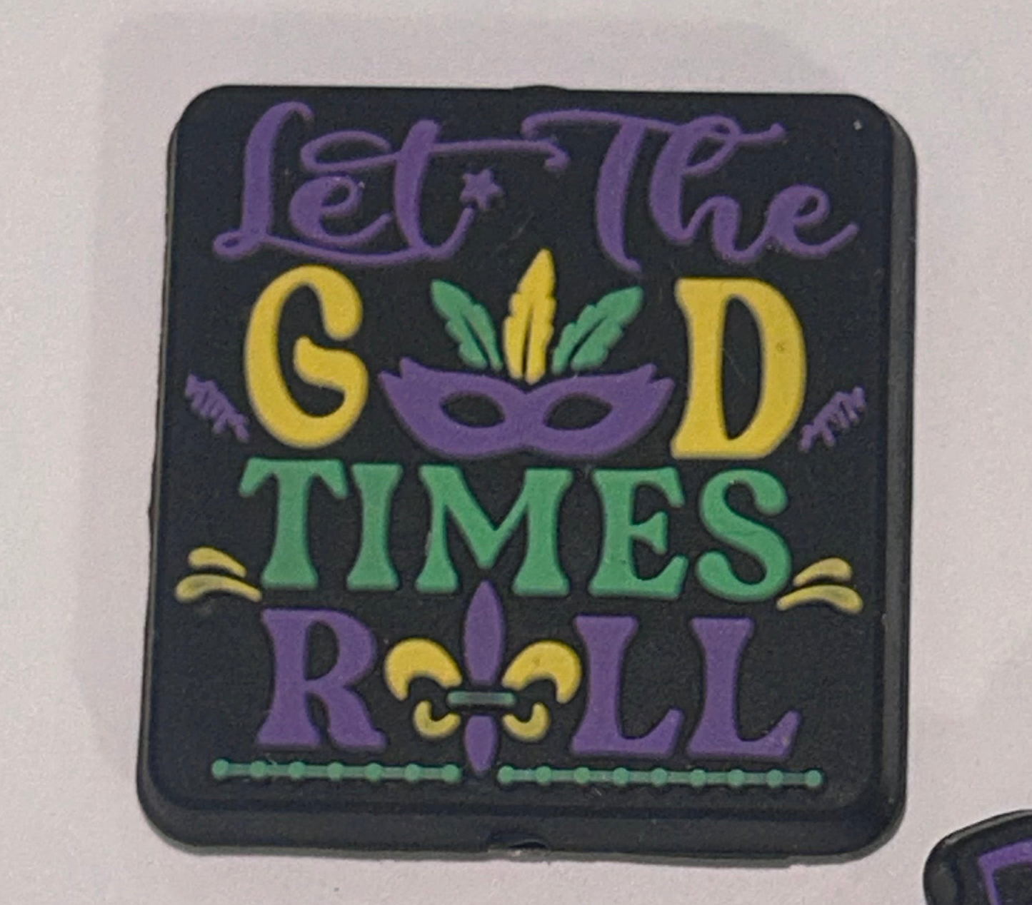 Mardi Gras Focal Beads