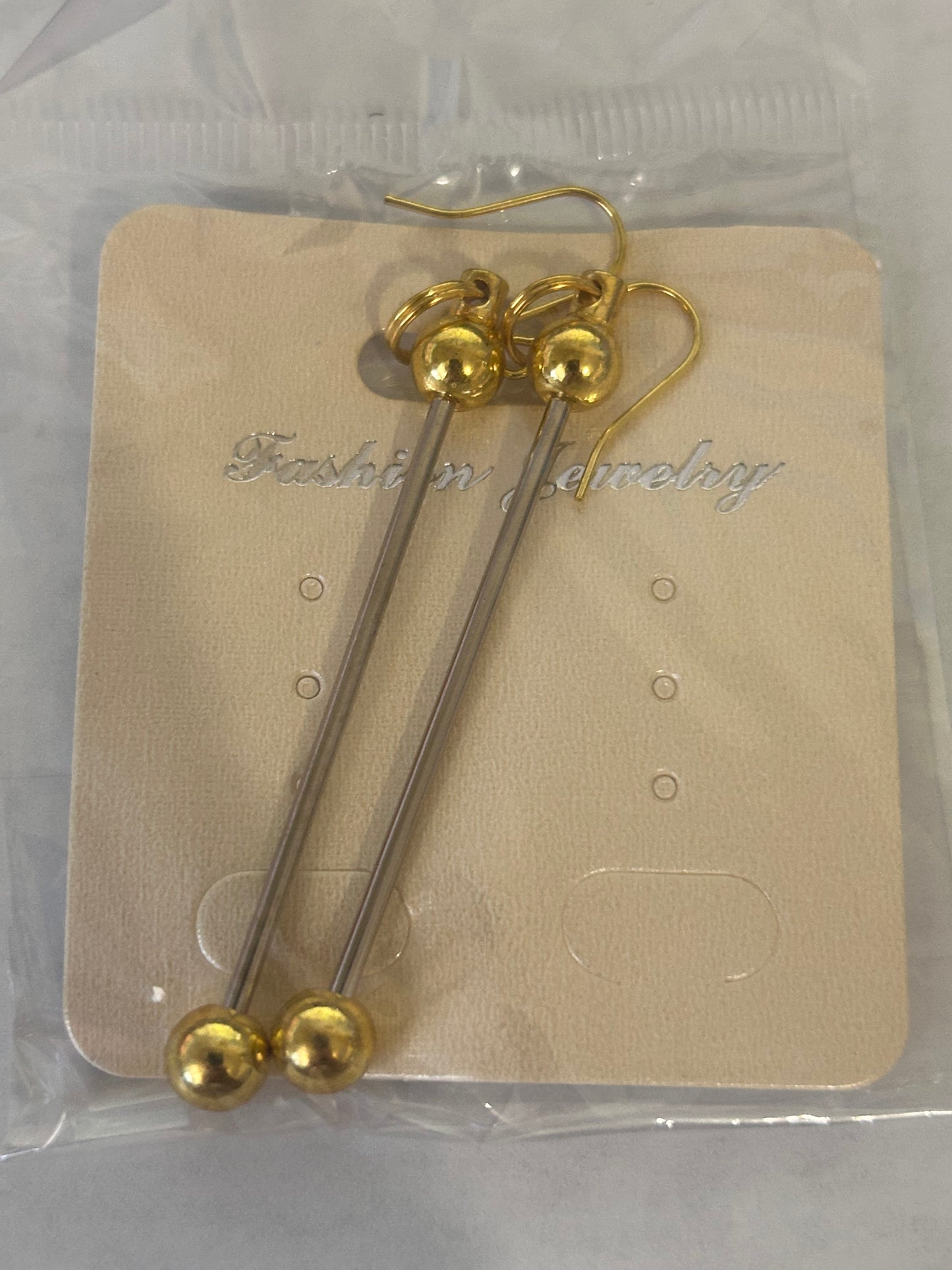 Beadable Earring Bars