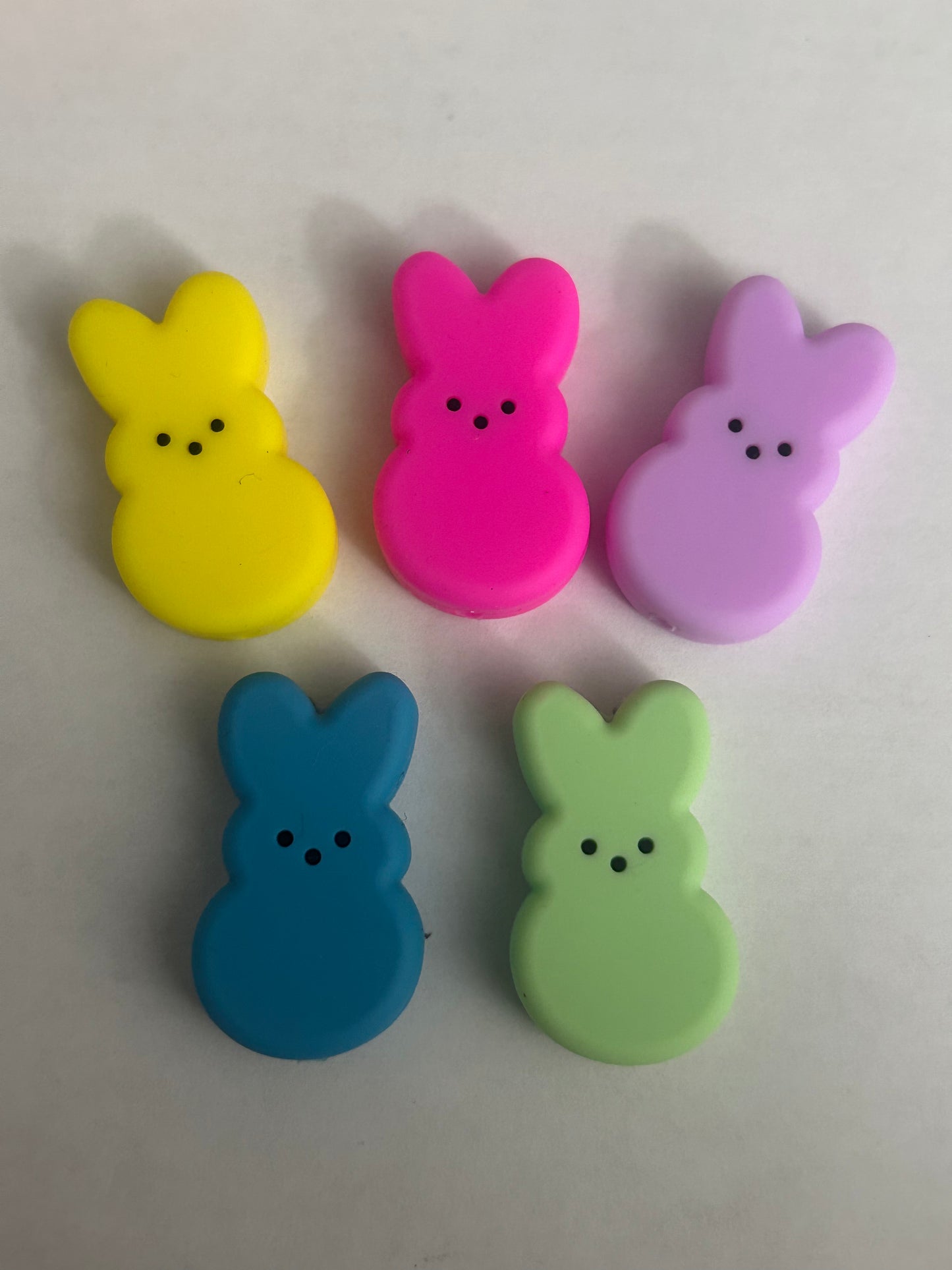 Easter bunny peeps -Focal Bead