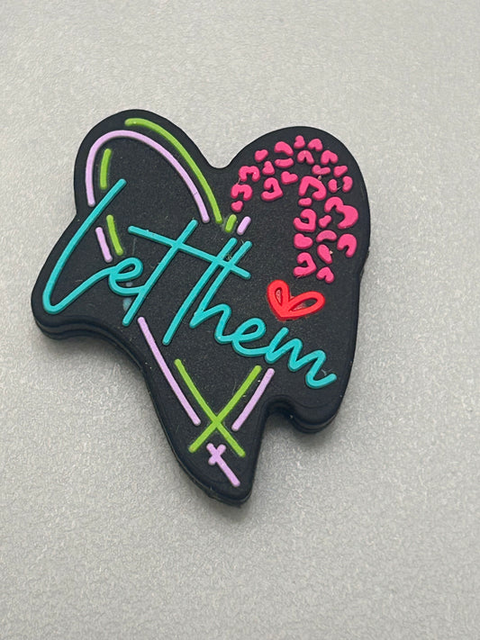 Let them Heart -Focal Bead