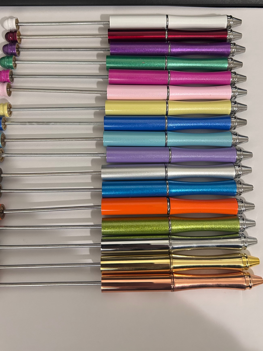 Metal Beadable Pen Solid Blanks