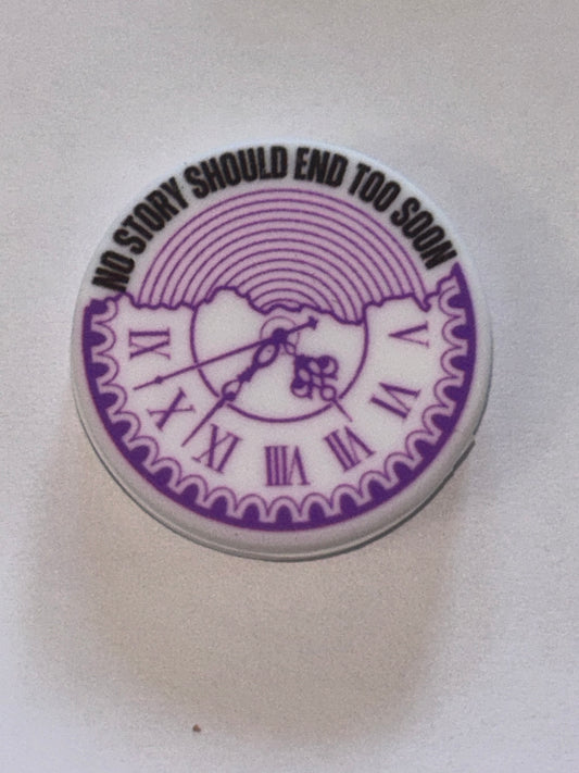 No story should end too soon!! Overdose awareness Silicone Focal Bead