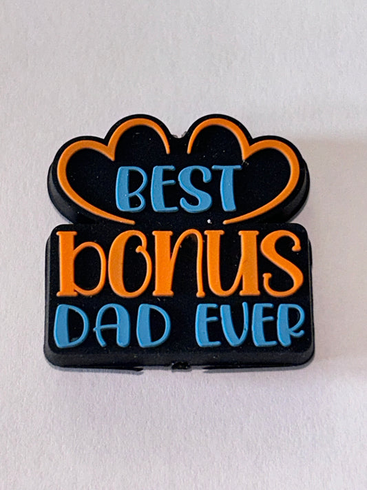 Best Bonus Dad Silicone Focal Bead