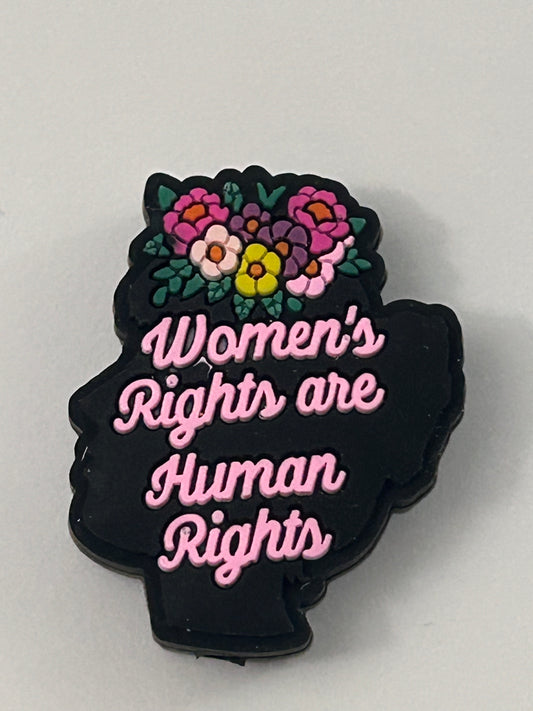 Women’s Rights are Human Rights Silicone Focal Bead